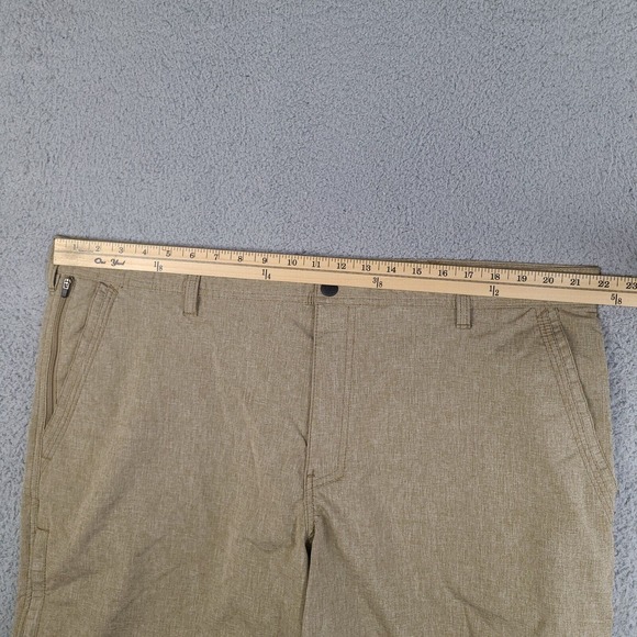 GH Bass & Co Shorts Mens 43 Brown Explorer Golf Hiking Polyester Blend - Picture 10 of 13